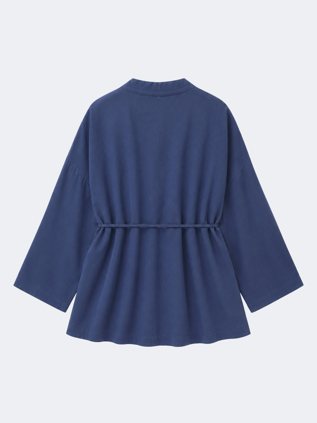 Relaxed Wrap Kimono in Ocean Blue